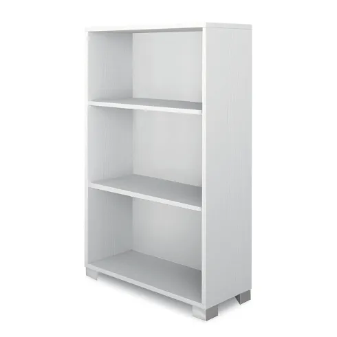 Libreria a Giorno 70x29x118 cm Bianca con Ripiani Regolabili
