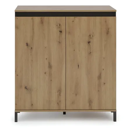 Credenza Soggiorno 2 Ante 100x110 cm Finitura in Rovere
