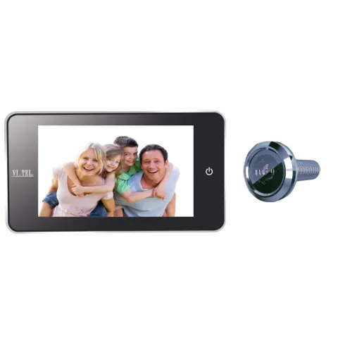 Spioncino Digitale 110° 4,3" porte 38–110 mm Cromo Satinato