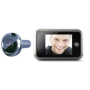 Spioncino Digitale 110° Cromo Satinato 3,5" Porte 40–110 mm Visione Chiara