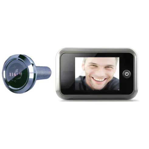Spioncino Digitale 110° Cromo Satinato 3,5" Porte 40–110 mm Visione Chiara