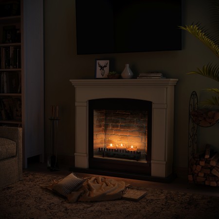 Camino da Arredo a Candele TAGU ZenFlame Helmi Beige