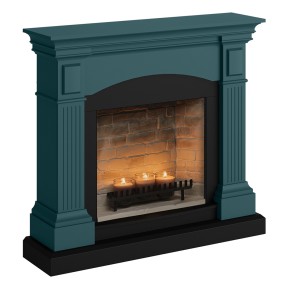 Camino da Arredo a Candele TAGU ZenFlame Magna Turchese 2
