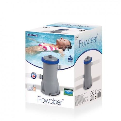 Pompa Filtro Cartuccia 3028 lt/ora Piscina Depurazione Filtra Acqua Bestway