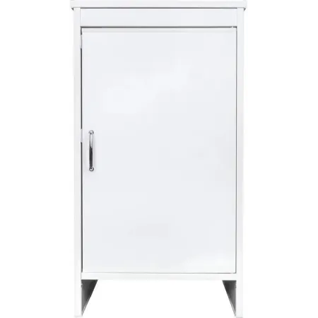 Mobile Lavanderia 46,5x49x84 cm PVC 1 Anta Bianco Salvaspazio
