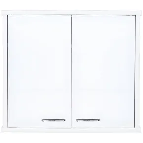 Pensile Lavanderia 60x34x52,5 cm PVC 1 Anta Bianco Bagno