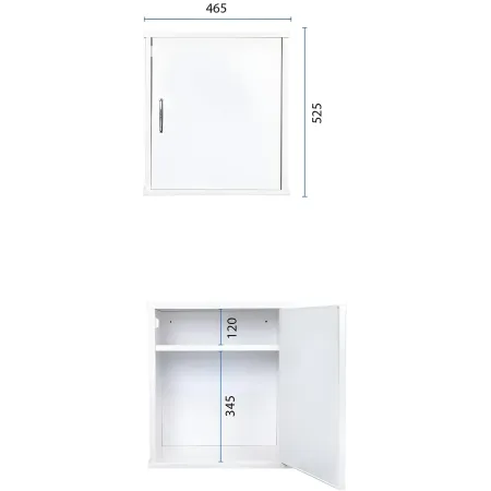 Mobile Lavatoio 45x50x85 Pensile 45x34x52 Colonna 45x50x182 cm