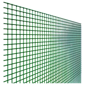 Rete Recinzione plastificata maglia 12x12 filo 1.2mm 150h Verde 25mt