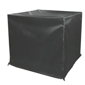 Copertura Condizionatore 95x46x89 cm Poliestere Nero Impermeabile