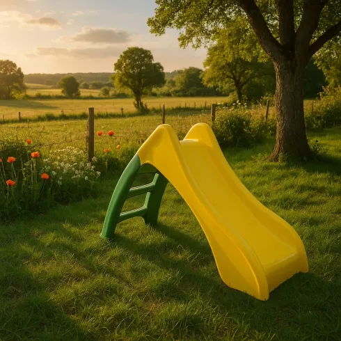 Scivolo Bambini 120x56x75 cm da Giardino Resina Resistente