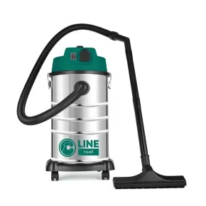 Aspiratore Solidi Liquidi 1400W 30L Acciaio Casa Garage Magazzino