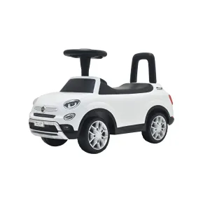 Macchinetta per Bambini Cavalcabile a Spinta Fiat 500X Bianca