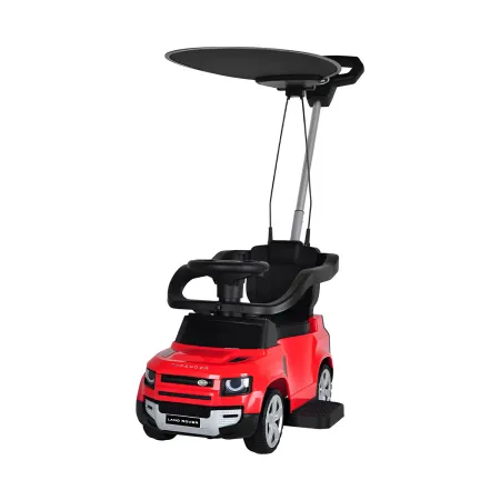 Macchina Bambini Primi Passi 86x44x98 cm Maniglia Regolabile Rossa