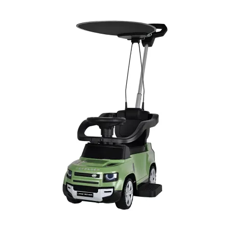 Macchina Bambini Primi Passi 86x44x98 cm Maniglia Regolabile Verde