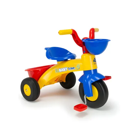 Triciclo Bambini Trico Max 62x40x46 cm Colori Vivaci Portaoggetti