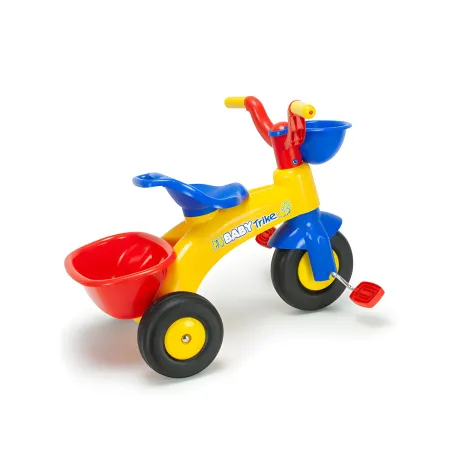 Triciclo Bambini Trico Max 62x40x46 cm Colori Vivaci Portaoggetti