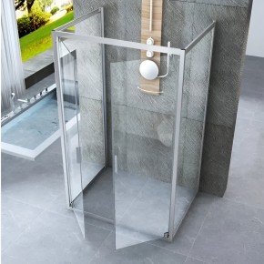 Box Doccia 3 Lati 6 mm Anta Battente Saloon 70x70x70 cm