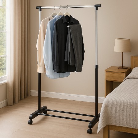 Stand Appendiabiti con Ruote 85x42x97,5-170 h