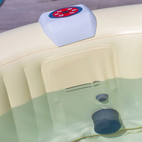 Piscina Spa Gonfiabile Vasca Idromassaggio Riscaldata Pompa da Giardino Esterno | BricoShop24