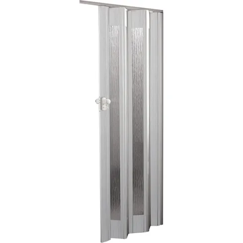 Porta a Soffietto Royal Bianco 85x214H cm Inserti PS Motivo ad Onda