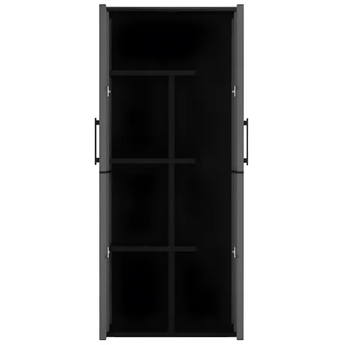 Armadio Alto 68x37x163 cm da Esterno e Interno 3 Ripiani Regolabili