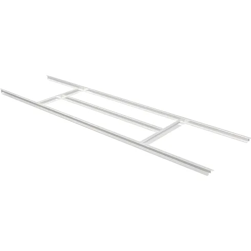 Kit di Fondazione per Casetta da Giardino 203x117 cm Acciaio Zincato
