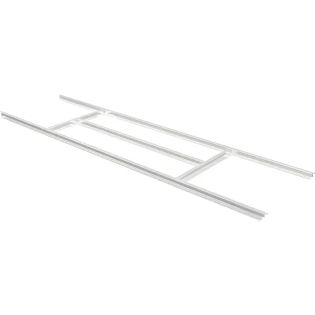 Kit di Fondazione per Casetta da Giardino 203x117 cm Acciaio Zincato