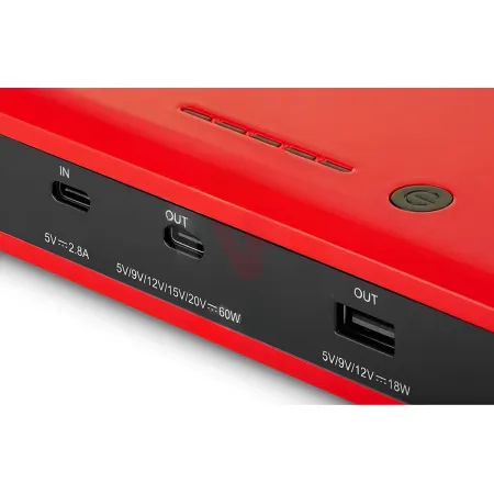Avviatore Multifunzione Ultracompatto 17,5x8x3,5 cm 12 V 9.000 mAh