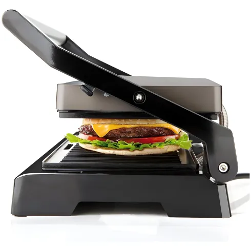 Grill Compatto Black+Decker MINI 1.000W Antiaderente Nero Grigio