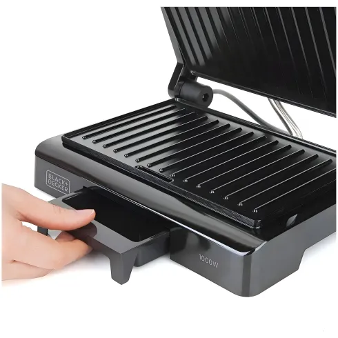 Grill Compatto Black+Decker MINI 1.000W Antiaderente Nero Grigio