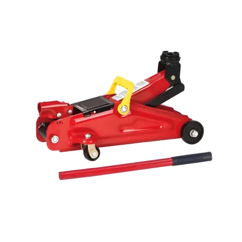 Cric Carrello Idraulico 2 Tonnellate Alzata 13.5-33.5 cm in Acciaio