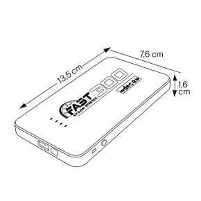 Avviatore Portatile 12V 4K 900 con Power Bank e Luce LED Integrata 2