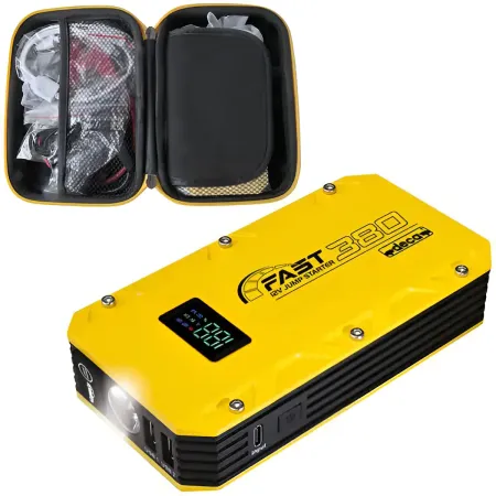 Avviatore Portatile 8K 12V 10Ah con Power Bank e Luce LED Integrata