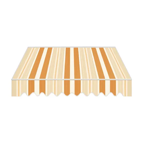 Tenda da Sole a Caduta 100x245 cm Alluminio e Poliestere Arancione