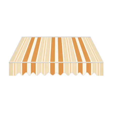 Tenda da Sole a Caduta 100x245 cm Alluminio e Poliestere Arancione