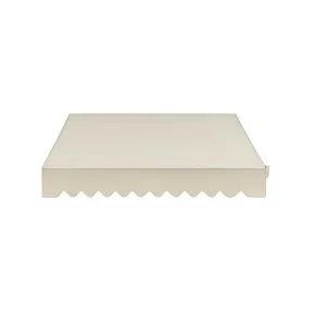 Tenda da Sole a Caduta 300x250 cm Balcone Alluminio Poliestere Tortora