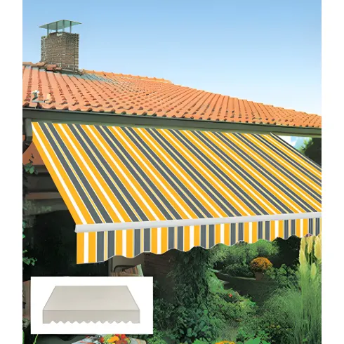 Tenda da Sole Avvolgibile 295x200 cm con Bracci Retrattili Tortora