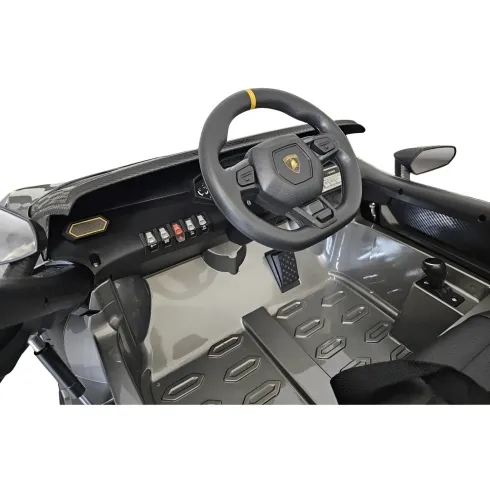Lamborghini Grigia 12V Macchina Elettrica per Bambini