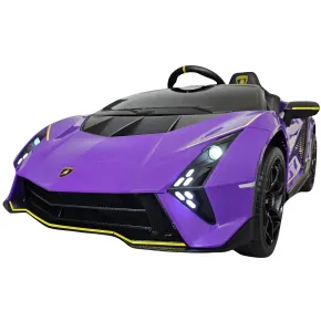 Lamborghini Viola 12V Macchina Elettrica per Bambini
