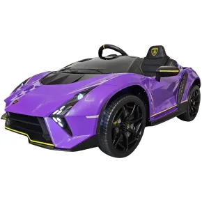 Lamborghini Viola 12V Macchina Elettrica per Bambini 2
