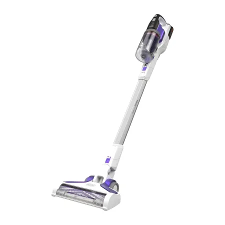 Scopa Elettrica Senza Fili Black and Decker 18V 2.5Ah Bianca Viola