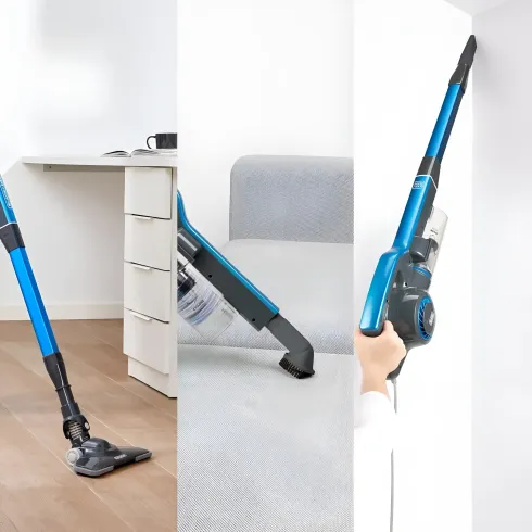 Scopa Elettrica Ciclonica 600W 3 in 1 Senza Sacco Filtro HEPA Lavabile