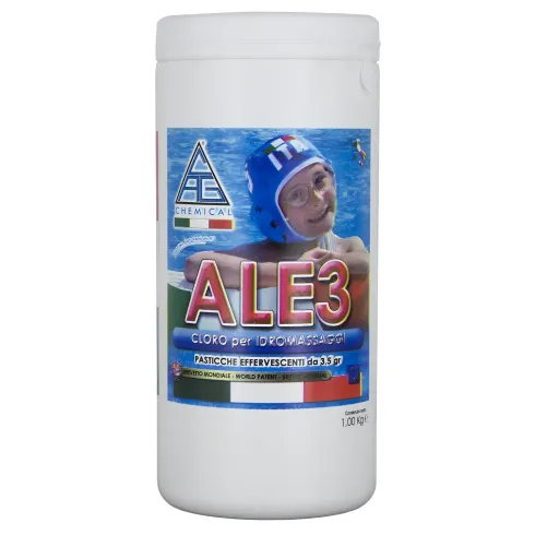 Cloro Idromassaggio 1 kg Pastiglie 3g Effetto Effervescente Rapido