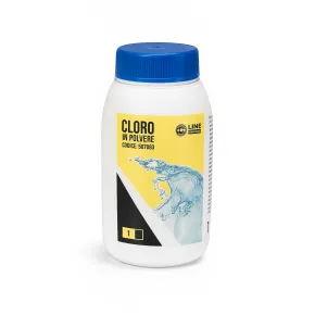 Cloro per Piscina in Polvere Granulare 1 kg a Rapido Scioglimento