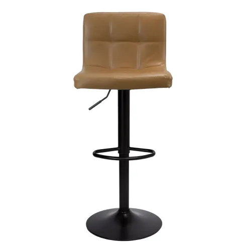 Set 2 Sgabelli Regolabili Color Ruggine con Gambe Nere Opache