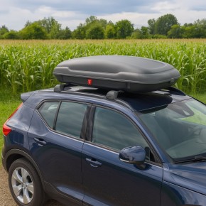 Baule da Tetto Universale per Auto 320 litri Compatto per Viaggi 2