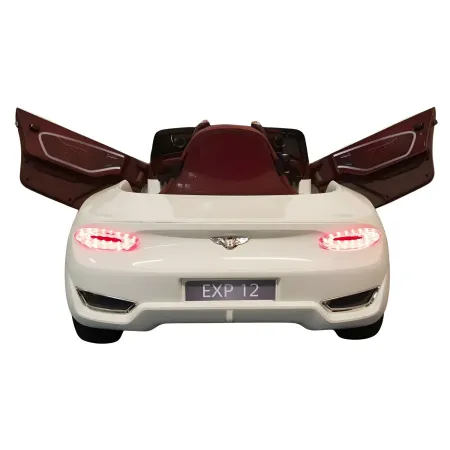 Macchina Elettrica per Bambini Bentley EXP Bianca Auto con Telecomando