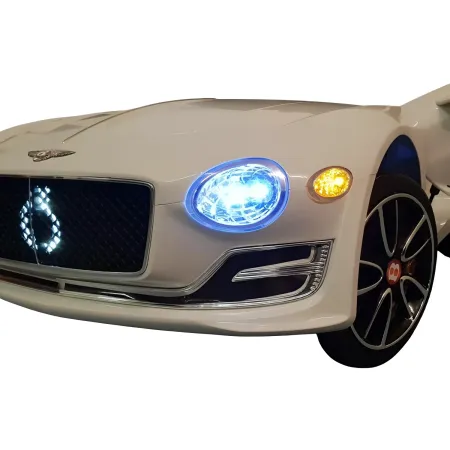 Macchina Elettrica per Bambini Bentley EXP Bianca Auto con Telecomando