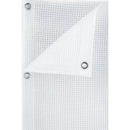 Telo Retinato Trasparente 350x200 cm Occhiellato PE Copertura Esterni