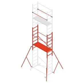 Prolunga in Alluminio per Trabattello con 7 Gradini Altezza 573 cm 2